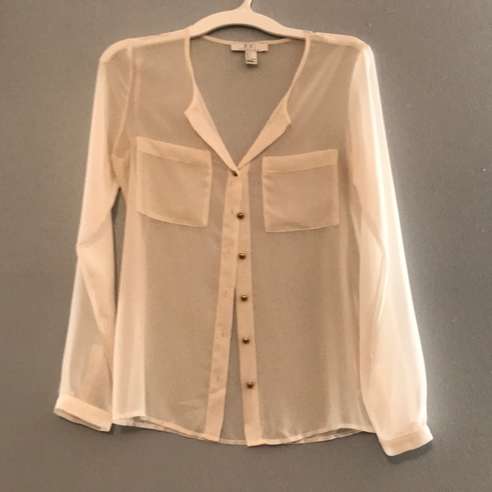 Sheer blouse